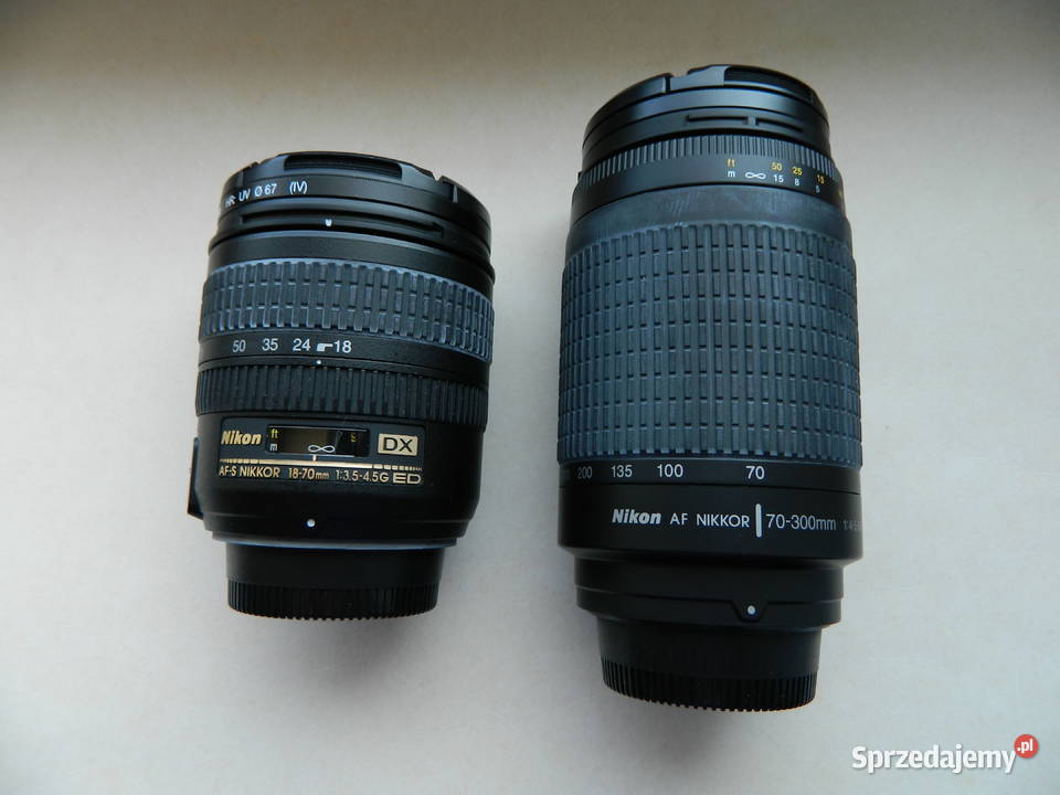 NIKON Lustrzanka cyfrowa D70 2 obiektywy lampa Wałbrzych