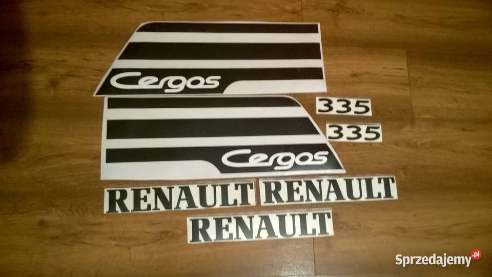 Naklejki na traktor Renault Cergos 355 340 350 łódzkie