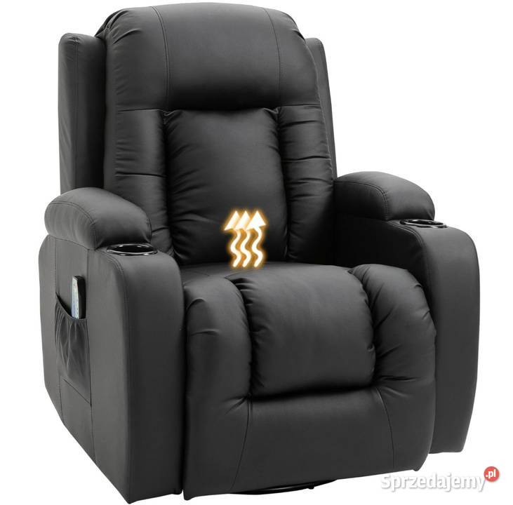 Fotel z masażem z funkcją ogrzewania