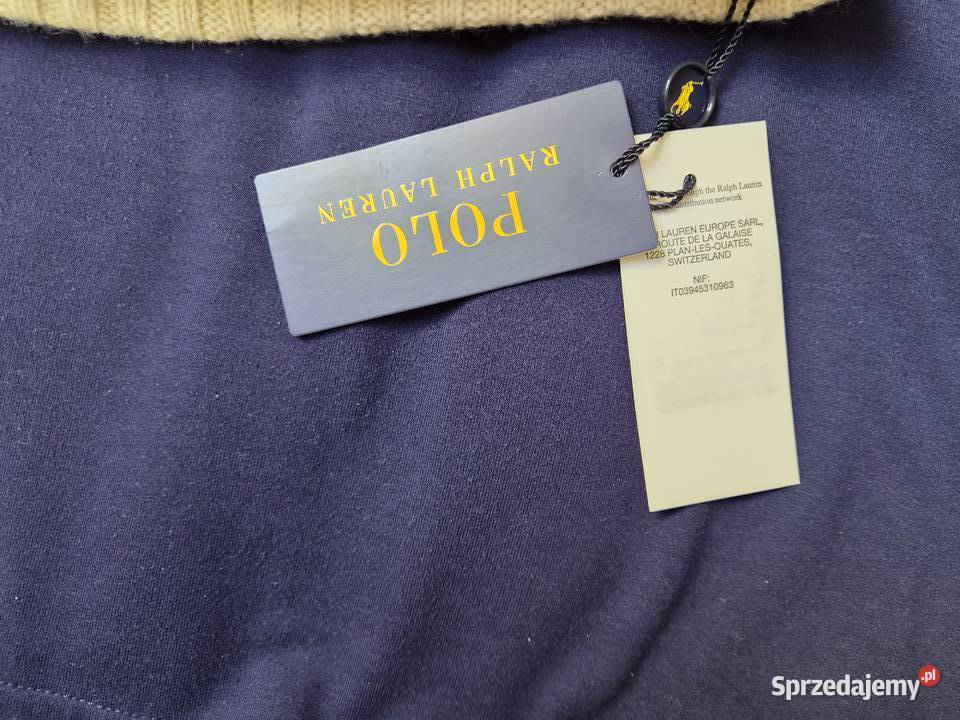 Nowa beżowa czapka bawełniana Polo Ralph Lauren małopolskie Bibice