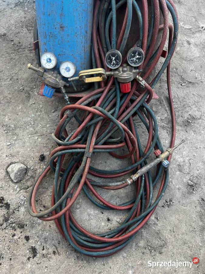 Zestaw do spawania gazowego wózek butle przewody Dubiażyn