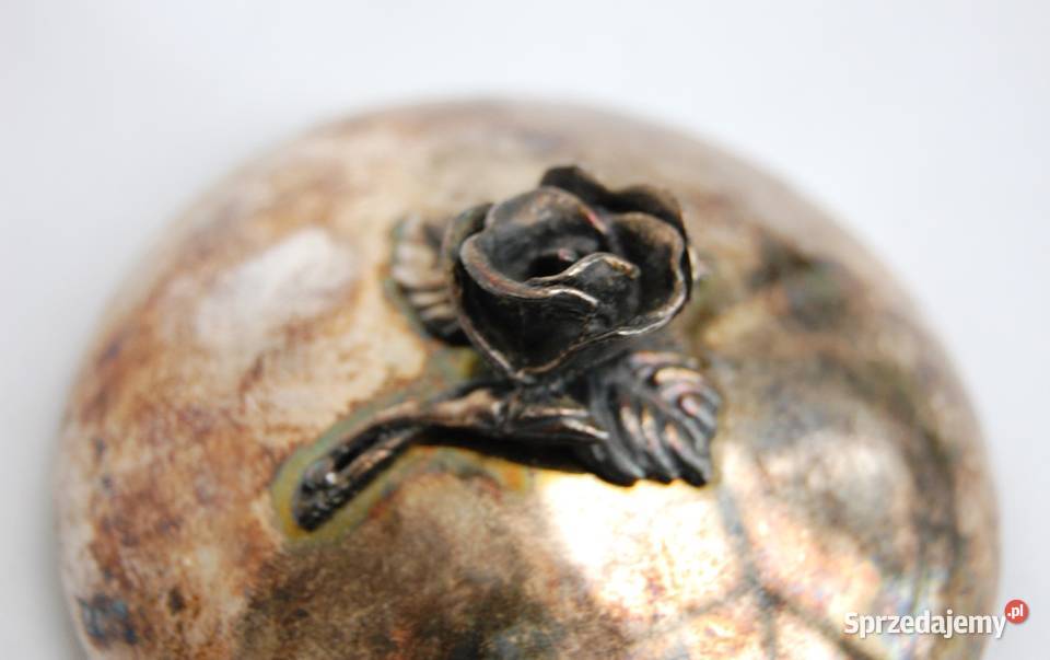 Nowa posrebrzana cukiernica platerowana srebrem Lublin