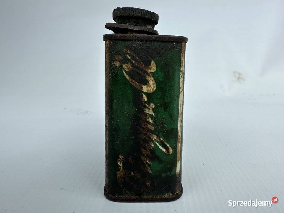 STARY PRZEDWOJENNY POJEMNIK NA OLEJ SINGER Bielawa