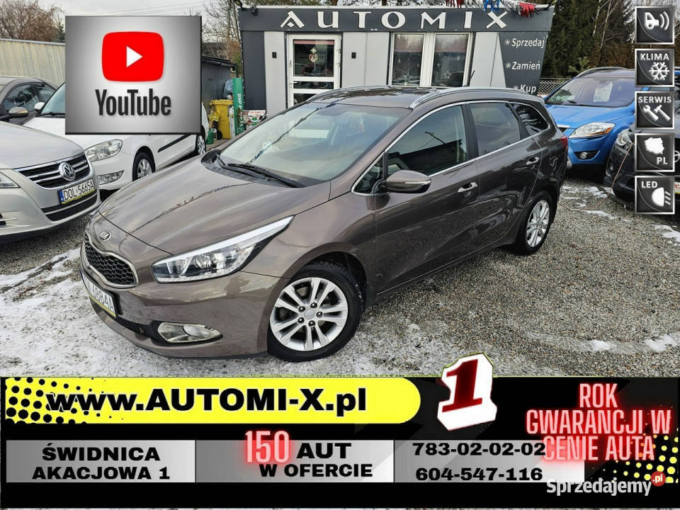 Kia Ceed Salon PolskaOszczędny 45 ABS Świdnica