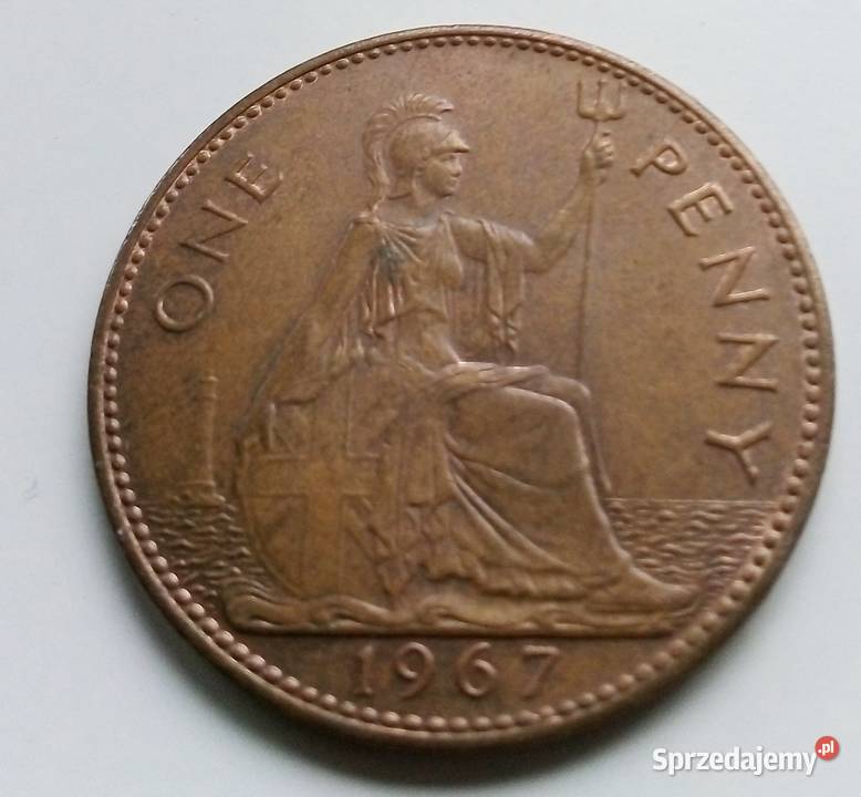 WIELKA BRYTANIAONE PENNY1967 r mazowieckie Legionowo