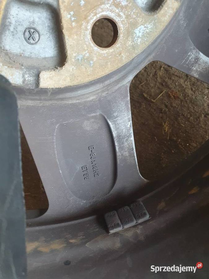 Felgi koła 18 5x130 OEM Audi Touareg Opony i felgi Kiernozia