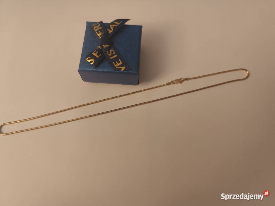 Łańcuszek złoty splot Żmijka Skarżysko-Kamienna