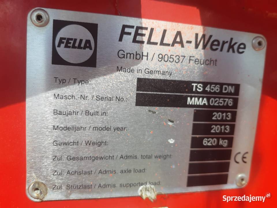 Zgrabiarka fella sprzedam