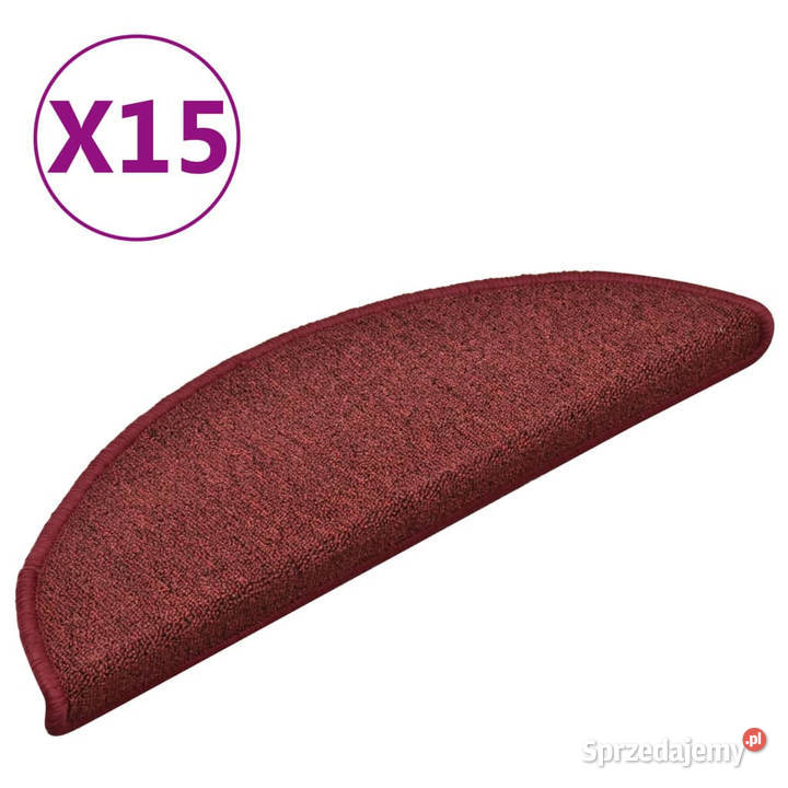 Nakładki na schody 15 czerwone 56 x 17 x 3 Warszawa