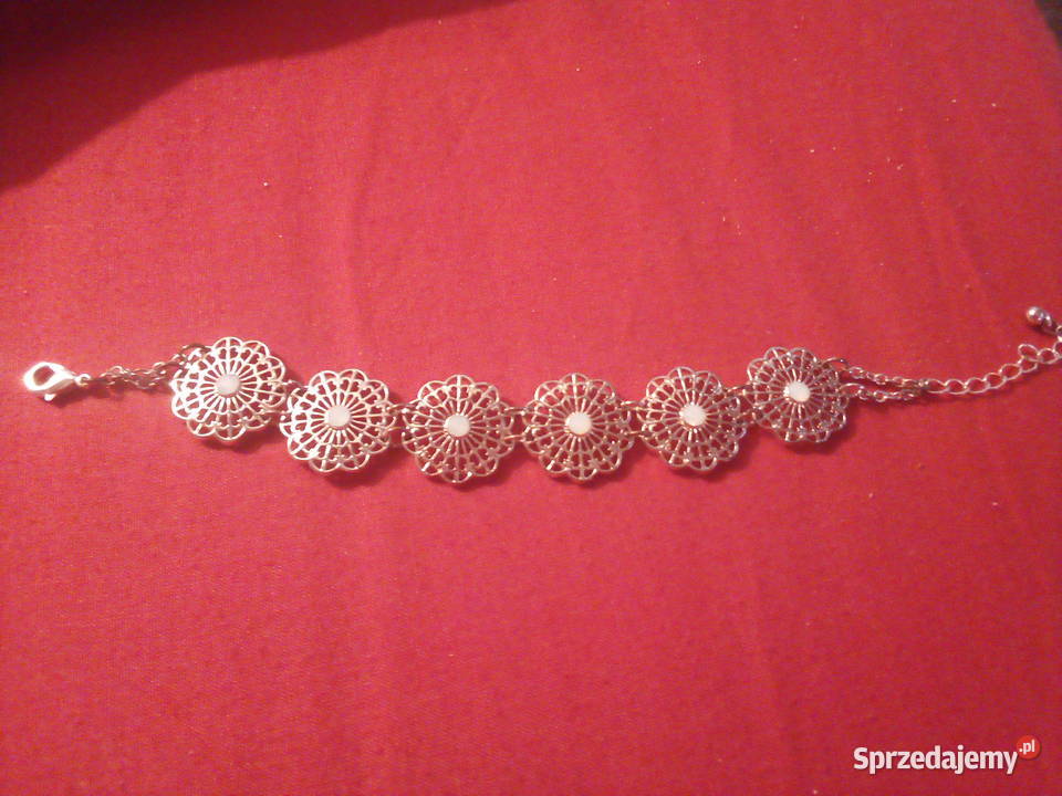 WALENTYNKI Bransoletka pozlacana złote