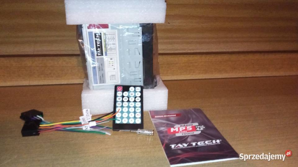 Radio samochodowe 1din mp5 kolor Posługowo