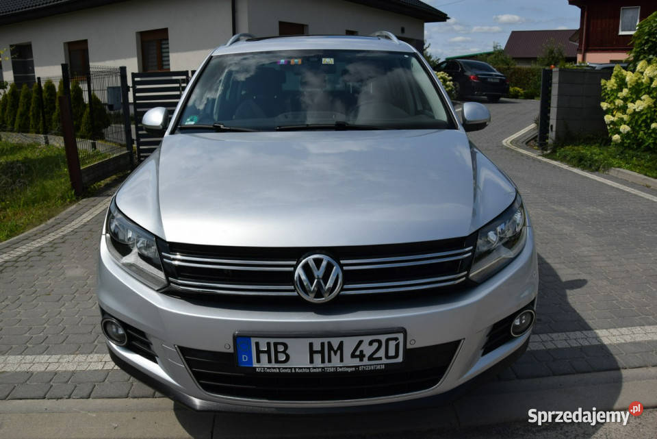 Volkswagen Tiguan 20TDI 2012r Lift PDC Odpinany srebrny Majdan Sieniawski sprzedam