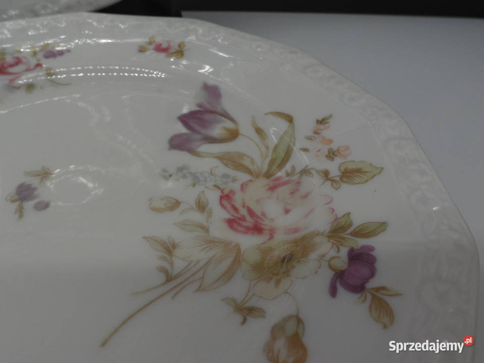 Zestaw 3 Talerzy ROSENTHAL MARIA Sommerstrauss wielkopolskie Raszków