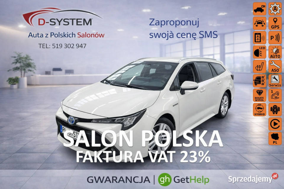 Toyota Corolla Salon Polska 18 HYBRID 1wł z