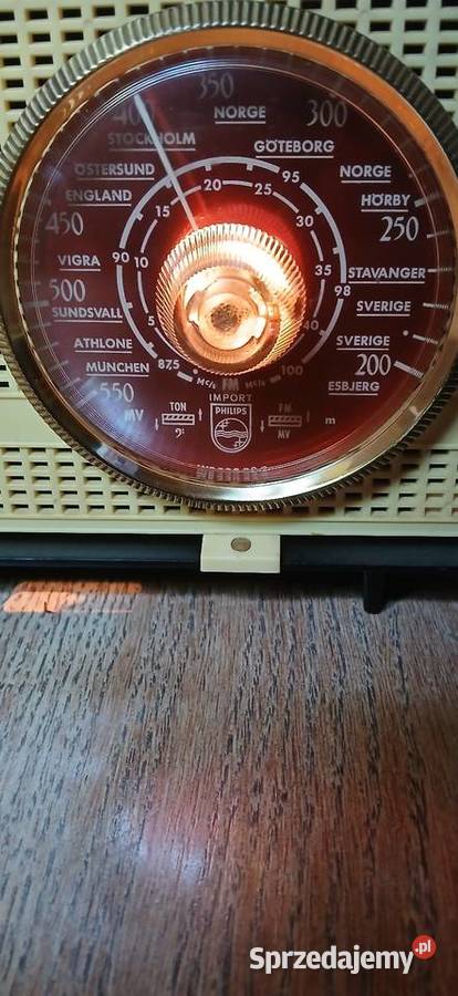 Radio lampowe firmy Philips Kraków
