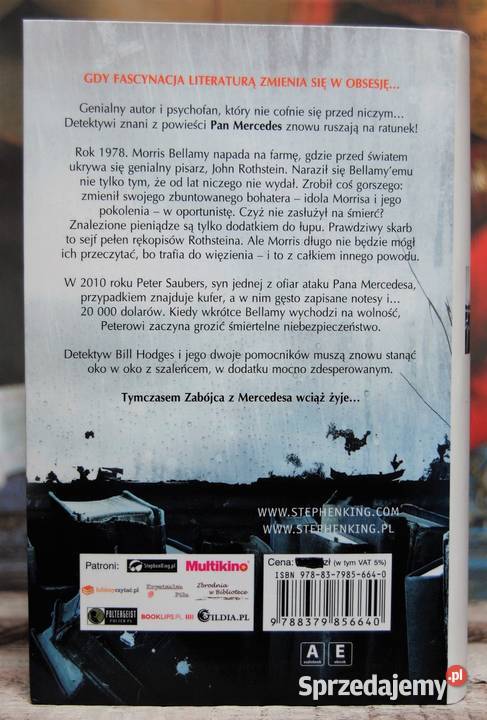 Stephen King Znalezione nie kradzione kryminał miękka Lublin