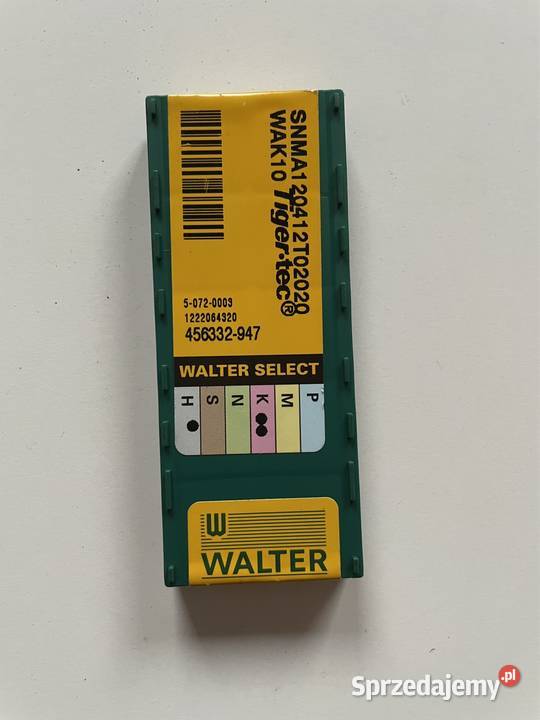 Płytki WALTER SNMA120412T02020 WAK10 łódzkie sprzedam