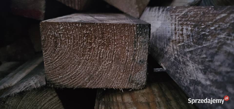 Kantówki drewniane 12x8x255 Drewno konstrukcyjne pomorskie Leźno