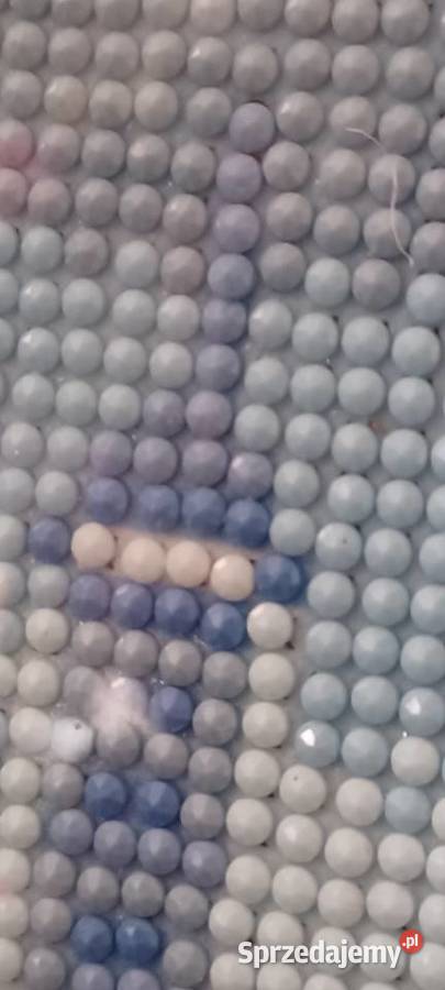 4434 stary plakat haft diamentow Wieża Eiffla w różowy wielkopolskie Poznań