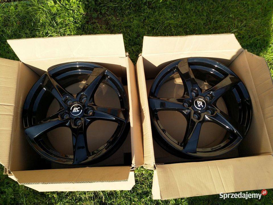 Nowy komplet felg RC Design 30 czarne 5x1143 R17 podlaskie Białystok