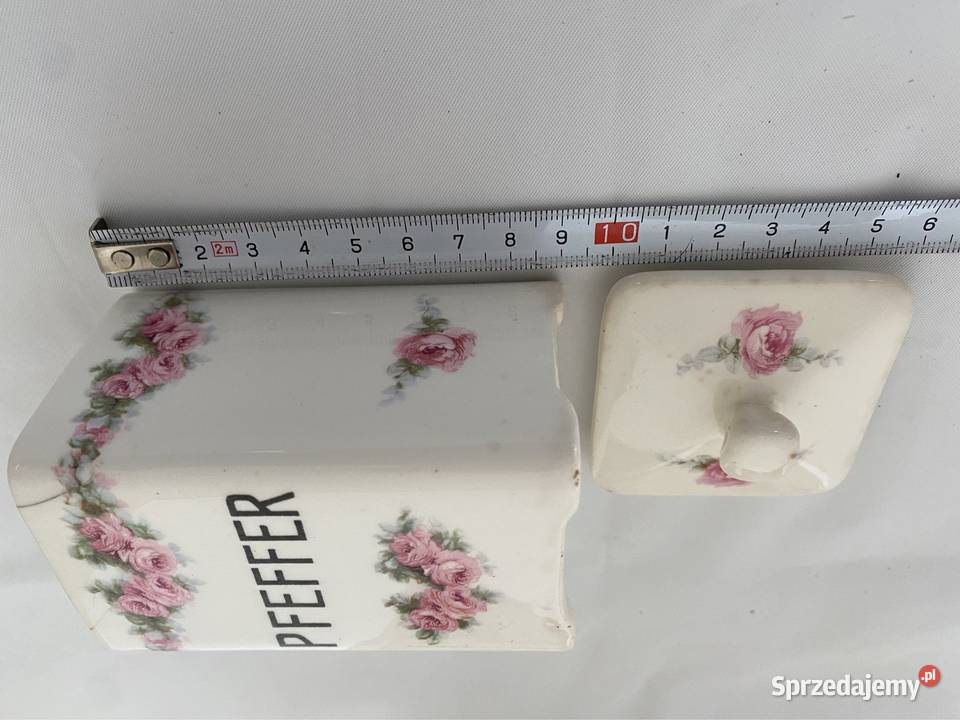 Porcelanowe pojemniki kuchenne RVR Bad Rodach biały Pruszków