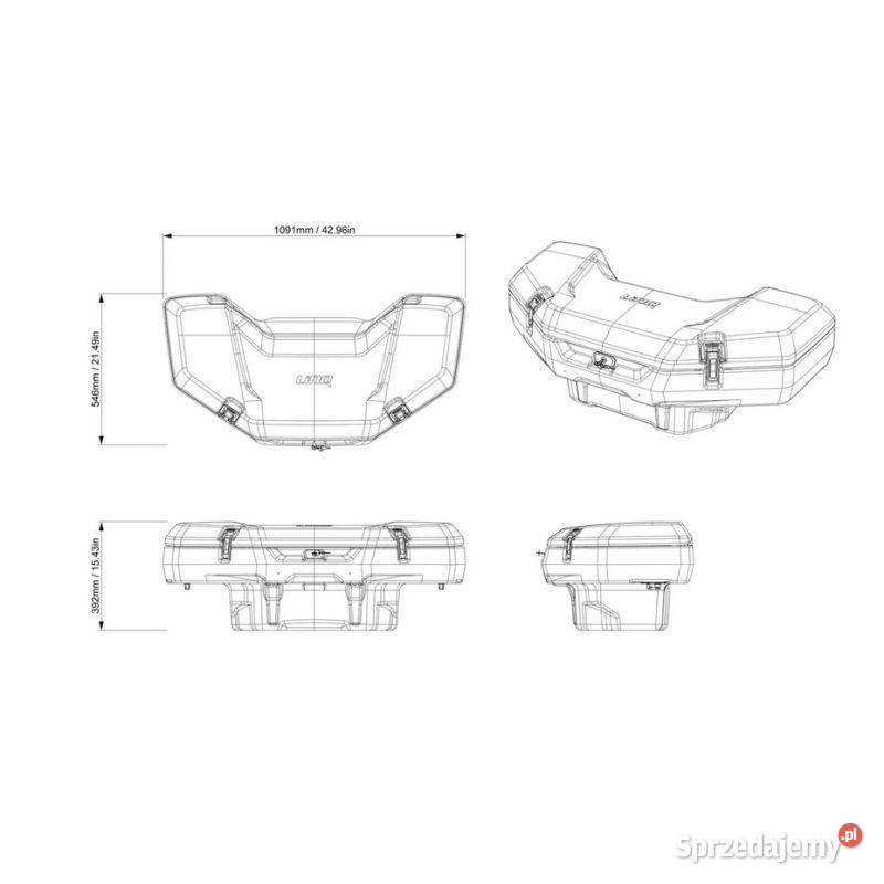 Kufer przód przedni do quada atv CanAm Outlander Nowy Sącz