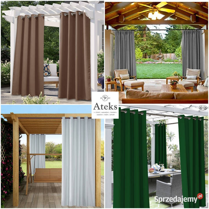 Zasłona ogrodowa na taras do altany 155X250 wys Pawilony i namioty Warszawa sprzedam