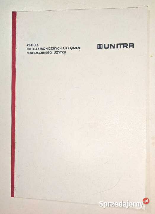 KATALOG UNITRA ELTRA ZŁĄCZA 1973 WM 590 WM545 Białogard