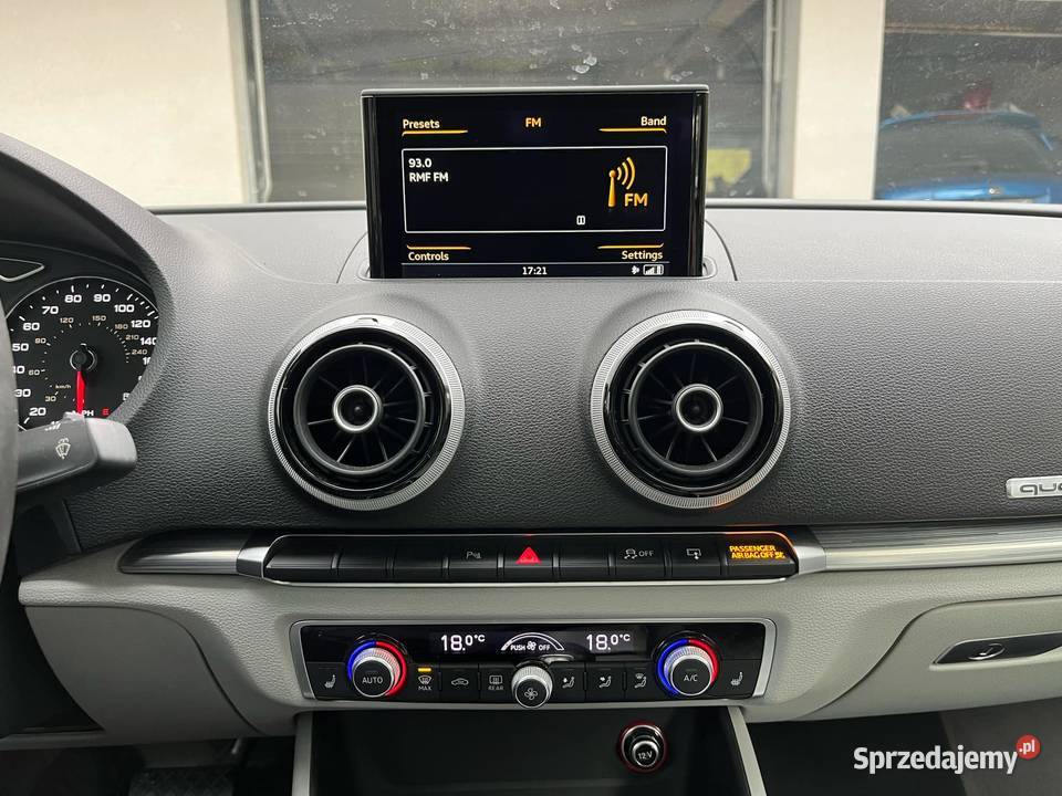Audi A3 SLine 4x4 lakier biała perła felgi 19 Samochody osobowe