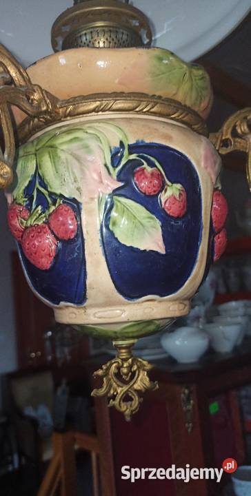 Lampa Majolika Orginalna
Elektryczna Gdańsk sprzedam