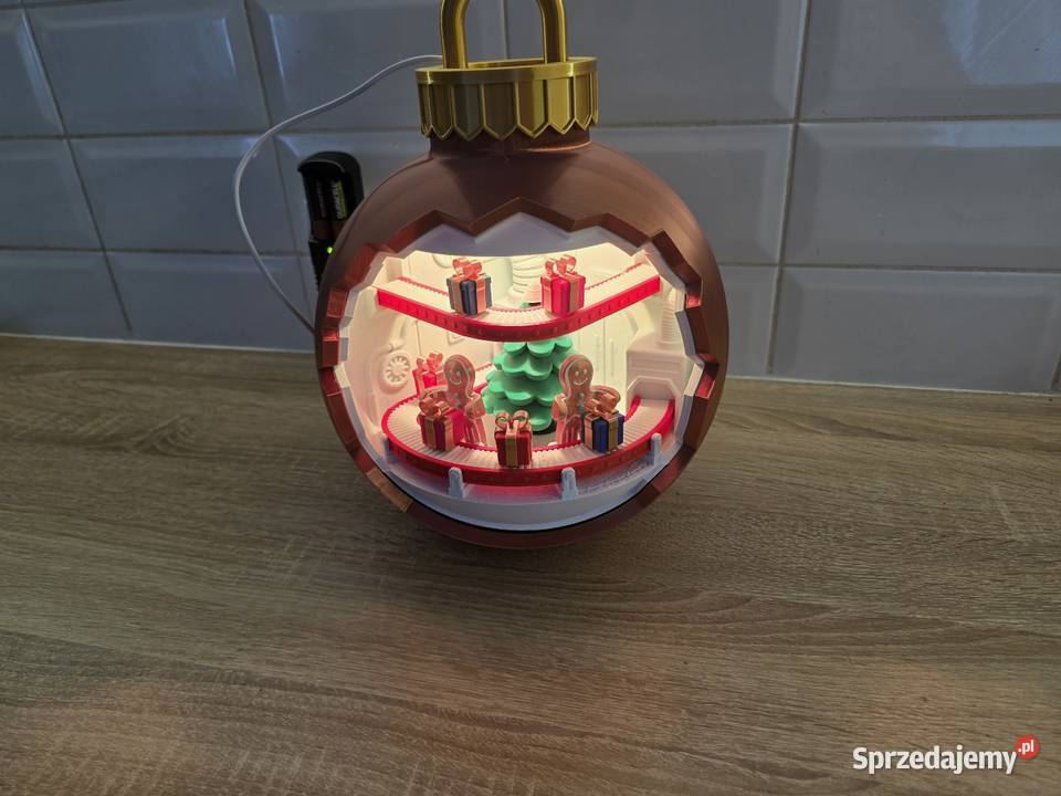 Piękna ogromna bombka Led RGB Boże Narodzenie