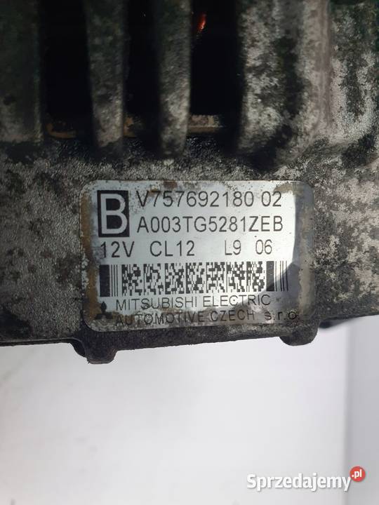 ALTERNATOR Peugeot 508 16 THP Mitsubishi lubelskie Chełm