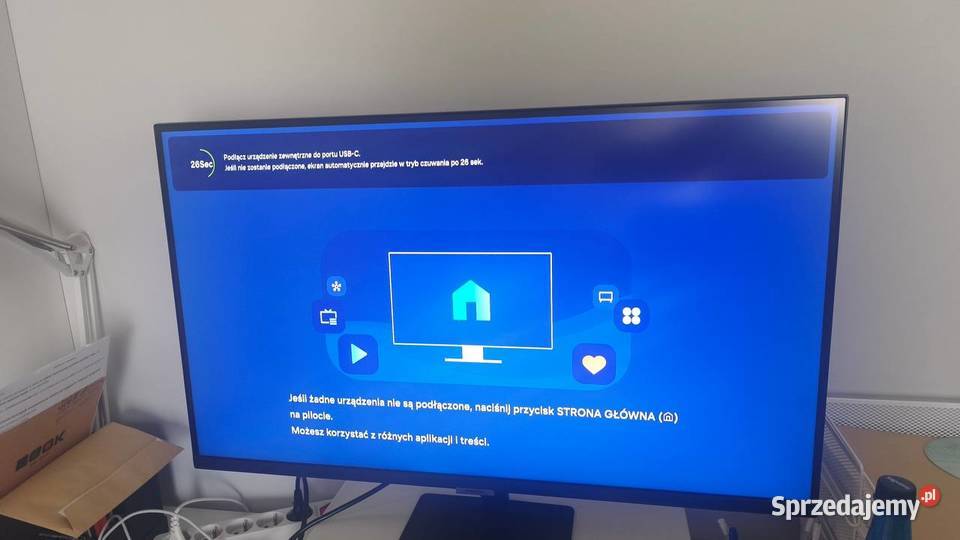 Samsung Smart Monitor 32 4K UHD LS32BM700UUXEN Monitory i projektory mazowieckie Warszawa sprzedam