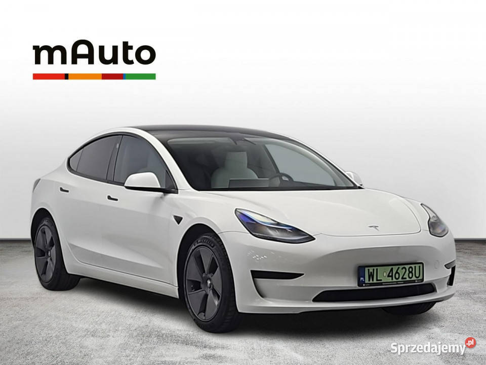 Tesla Model 3 Long Range Z Polskiego Salonu Zarejestrowany w Polsce Model 3 Samochody osobowe mazowieckie