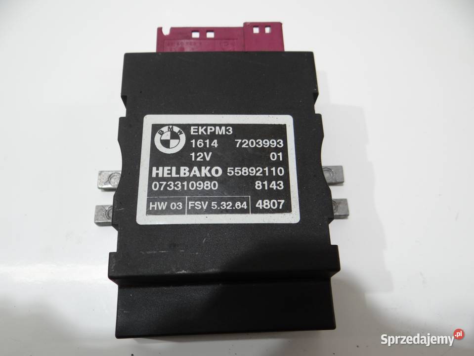 MODUŁ POMPY PALIWA BMW E60 E90 30D 7203993 Strzyżewice