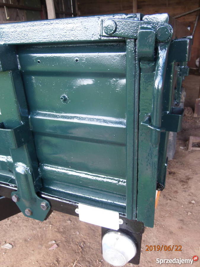 przyczepa jednoosiowa wywrotka nieuszkodzony Olsztyn