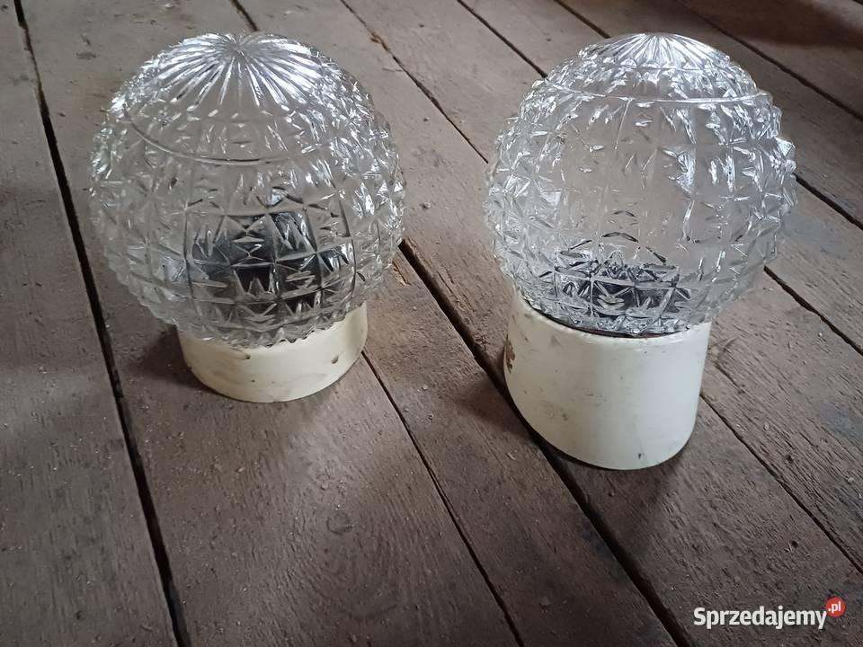 Dwie retro lampy z 60 tych lat Kamienicky Senov dolnośląskie Lubań