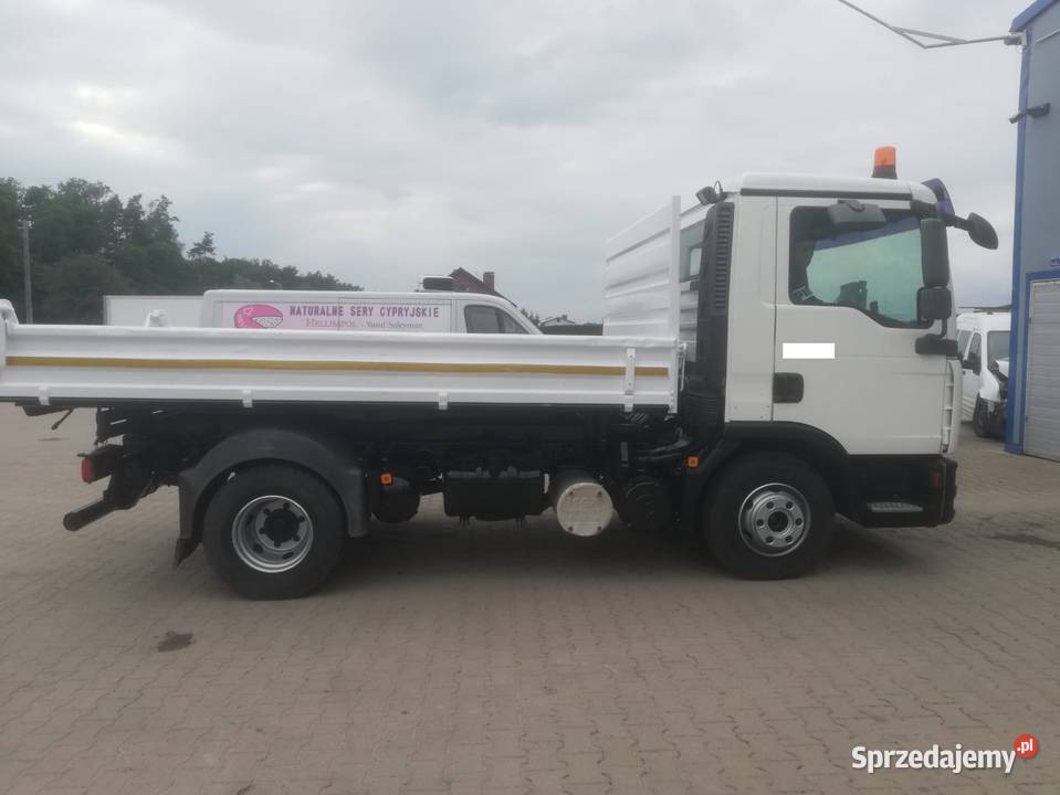 man TGL 12180 wywrotka 3strona Wywrotki Grabów nad Prosną sprzedam