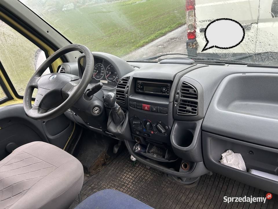 Fiat Ducato kontener chłodnia plandeka zamiana nieuszkodzony Poznań