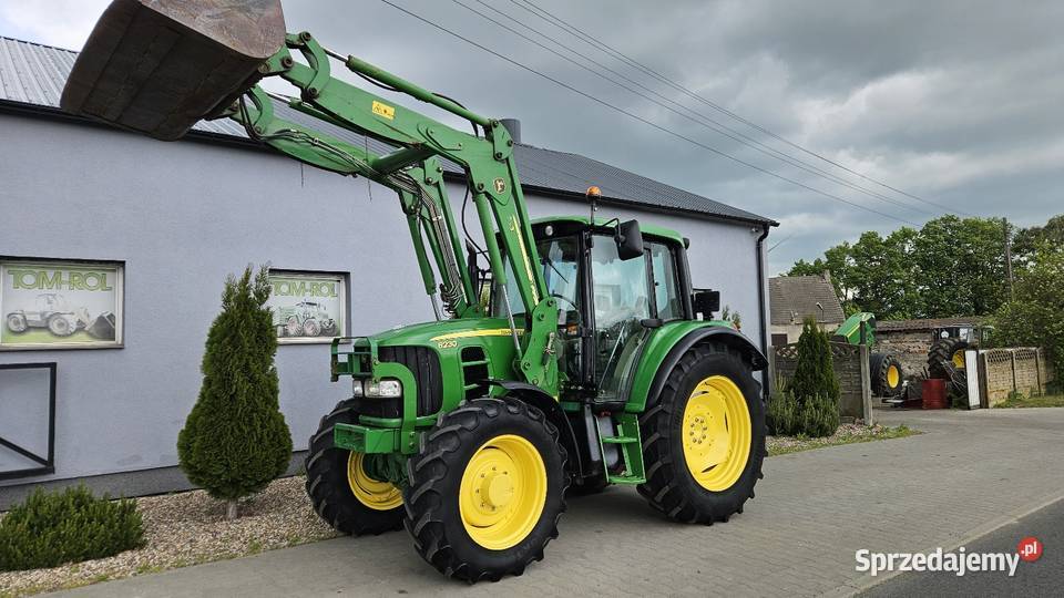 John Deere 6230 Tur biegi pełzające Klimatyzacja Pneumatyczne siedzenie Rolnictwo Gruntowice