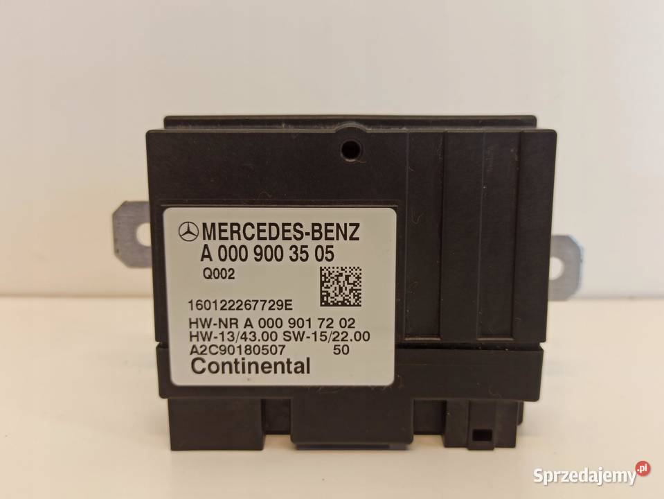 MERCEDES W205 MODUŁ POMPY PALIWA A0009003505 osobowe sprzedam
