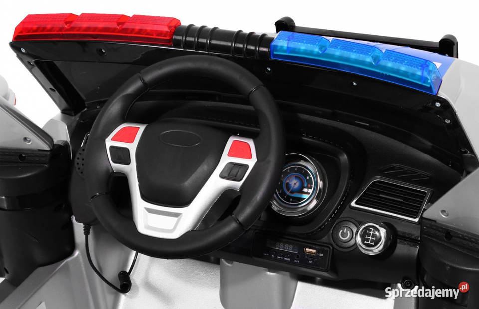 Samochód na akumulator SUV Policja auto dzieci Pojazdy elektryczne i spalinowe mazowieckie Warszawa sprzedam