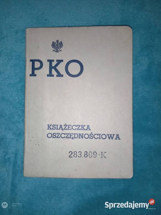 Sprzedam książeczkę oszczędnościową PKO z 1938 Bukowno