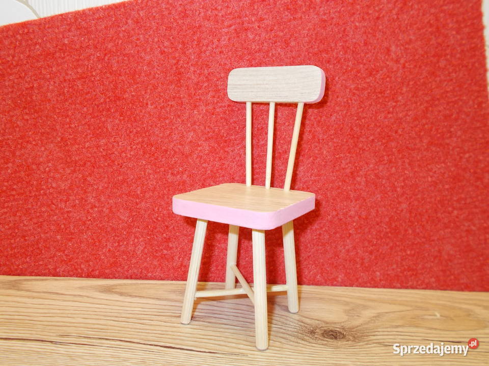 Drewniane mebelki do domku lalek barbie stół pomorskie Kwidzyn sprzedam