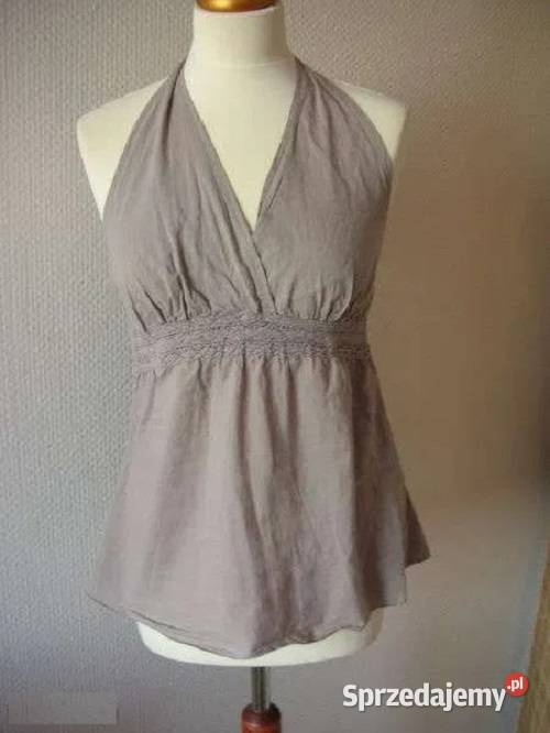 Bluzka Top bez pleców wiązana na szyi Warszawa sprzedam