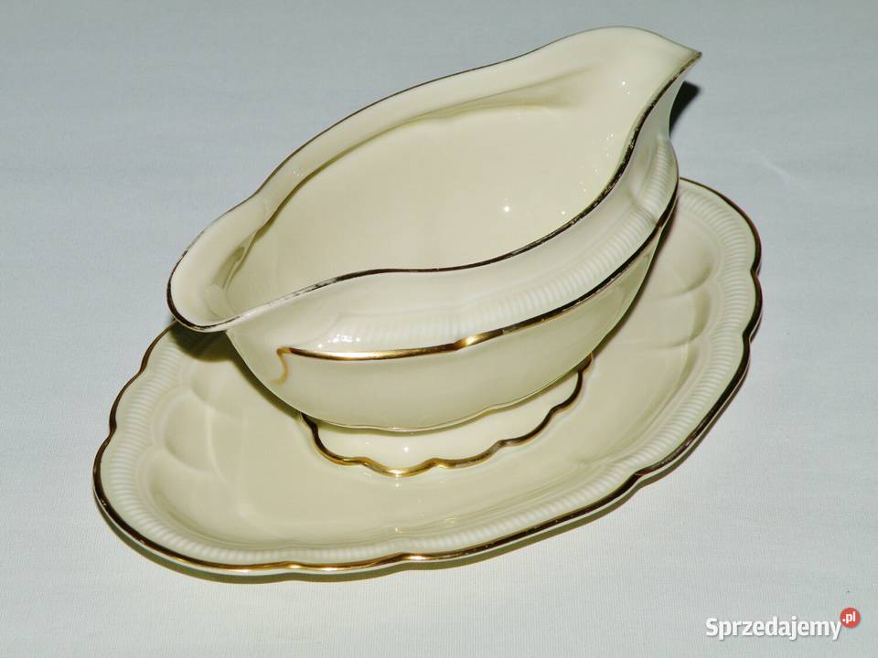 Sosjerka porcelanowa Hutschenreuther Gelb Weimar Bydgoszcz