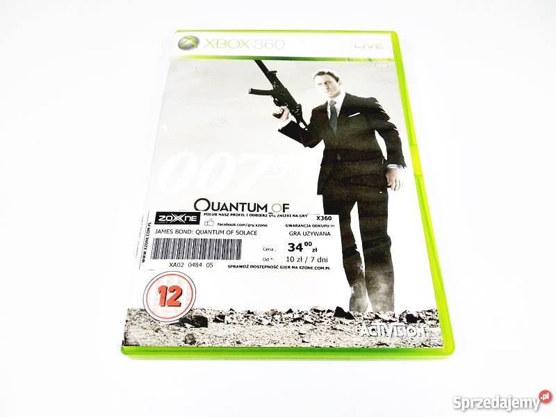 GRA NA XBOX 360 007 QUANTUM OF SOLACE Strzelin