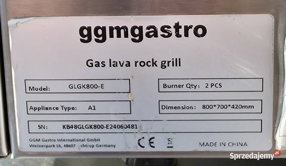 Grill lawowy gazowy 98254 mazowieckie Warszawa sprzedam