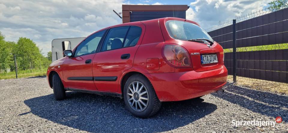 NISSAN ALMERA N16 15 BENZYNA 2006 R Tarnów