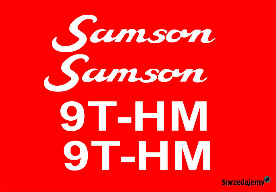 Naklejki samson 9THM Świecie